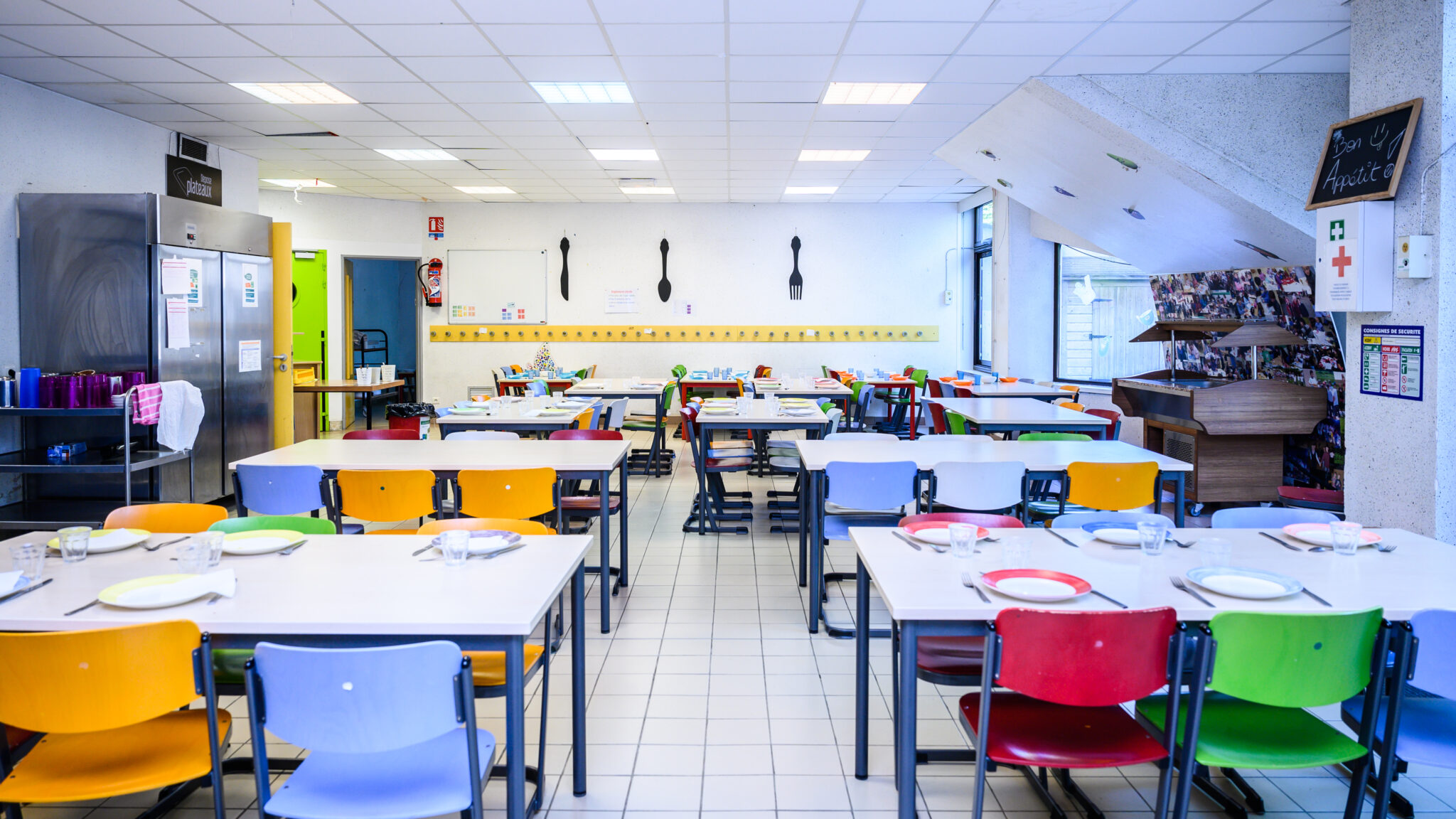 Menu de la cantine École Sainte Jeanne d'Arc